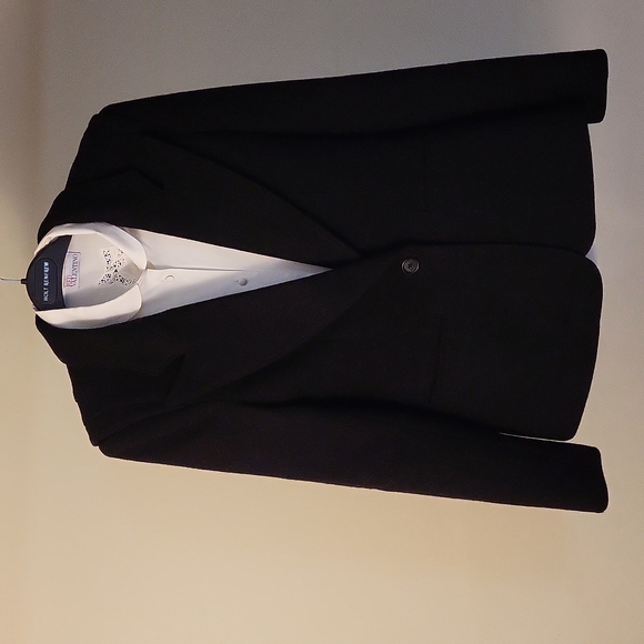 Smythe Single-Breasted Wool Blend Fitted Blazer - Picture 6 of 12